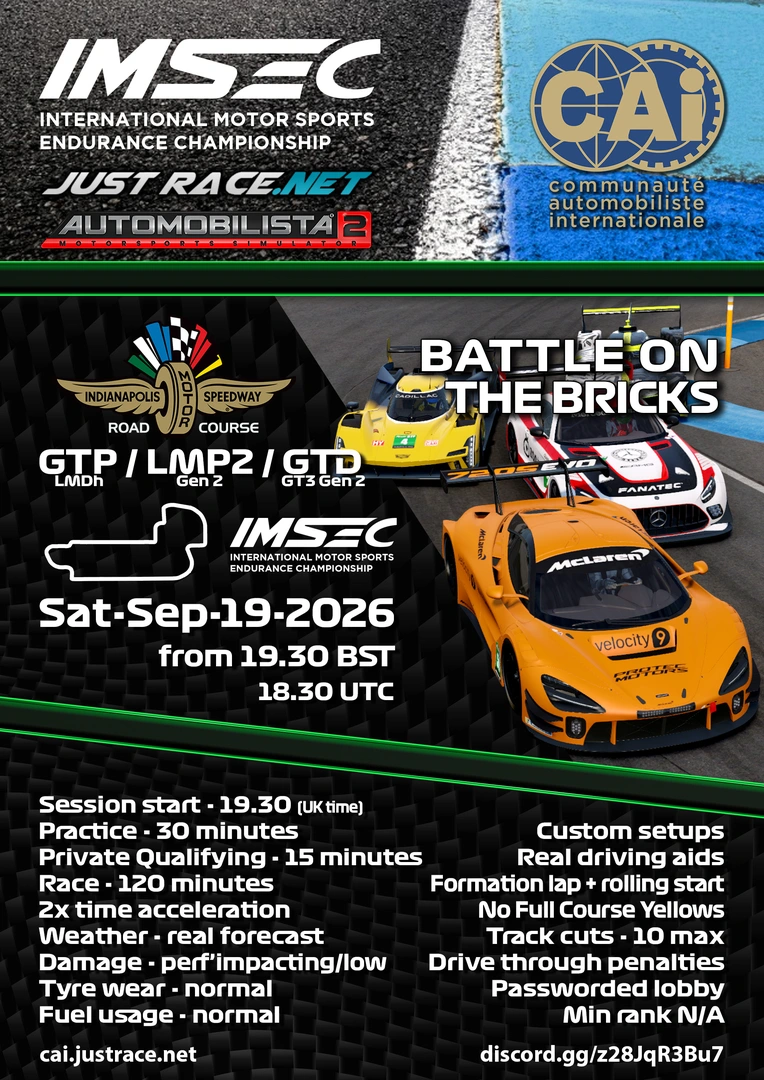 2026 IMSEC Championship | Battle on the Bricks
